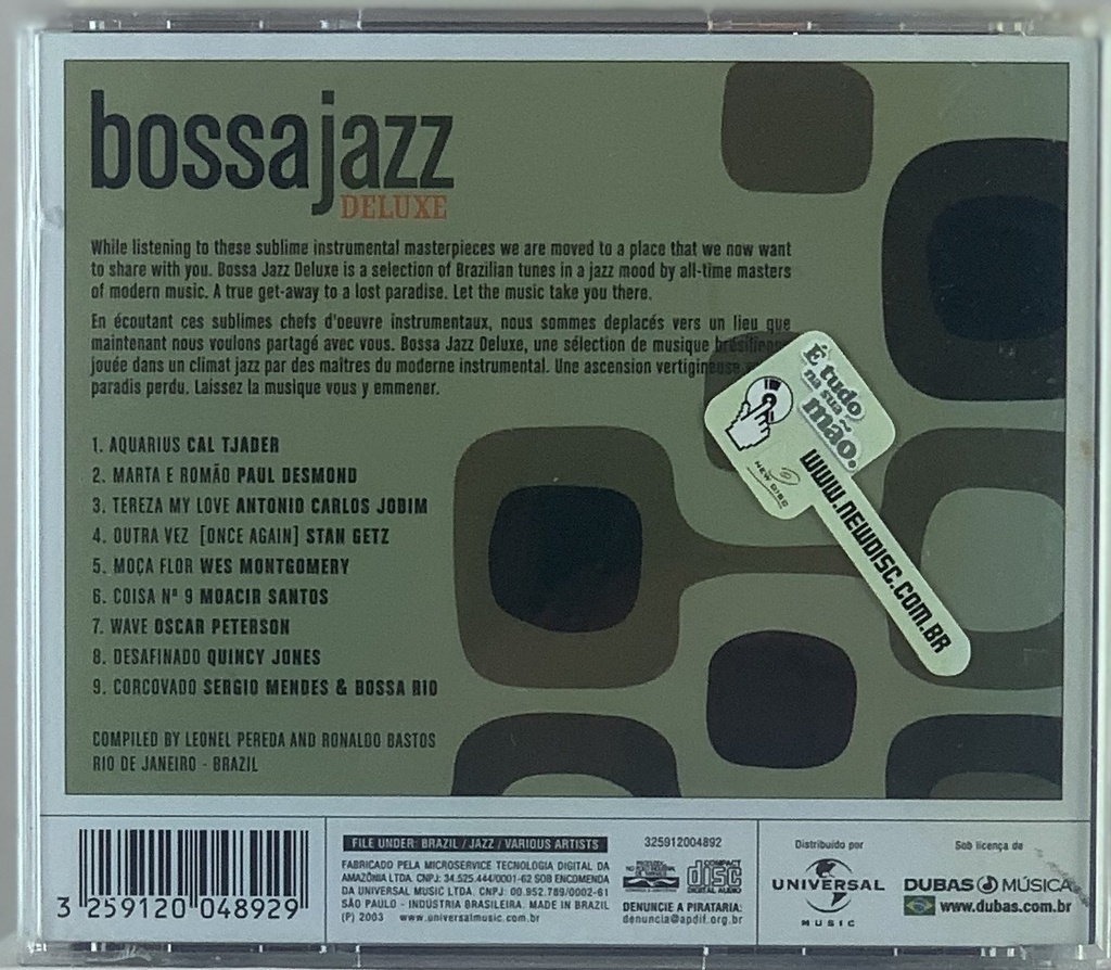 V/A - Bossa Jazz Deluxe (CD novo)