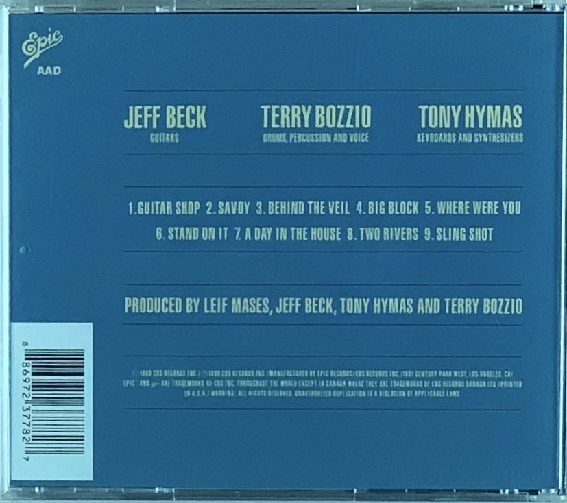 Jeff Beck - Jeff Beck's Guitar Shop (CD usado)