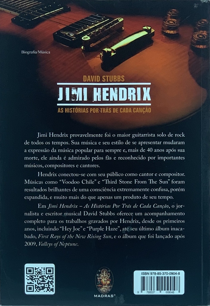 Jimi Hendrix as Histórias por Trás das Canções - David Stubbs (Livro usado)