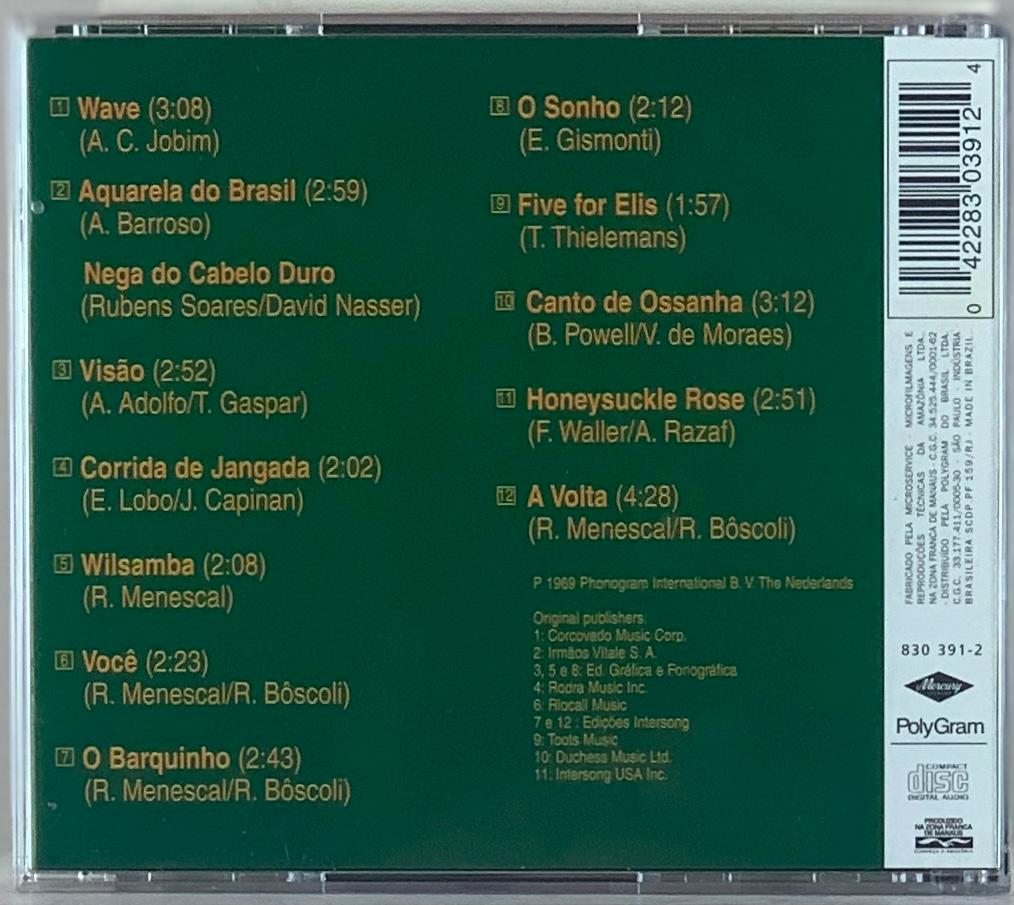 Toots Thielemans & Elis Regina – Aquarela Do Brasil (CD usado)