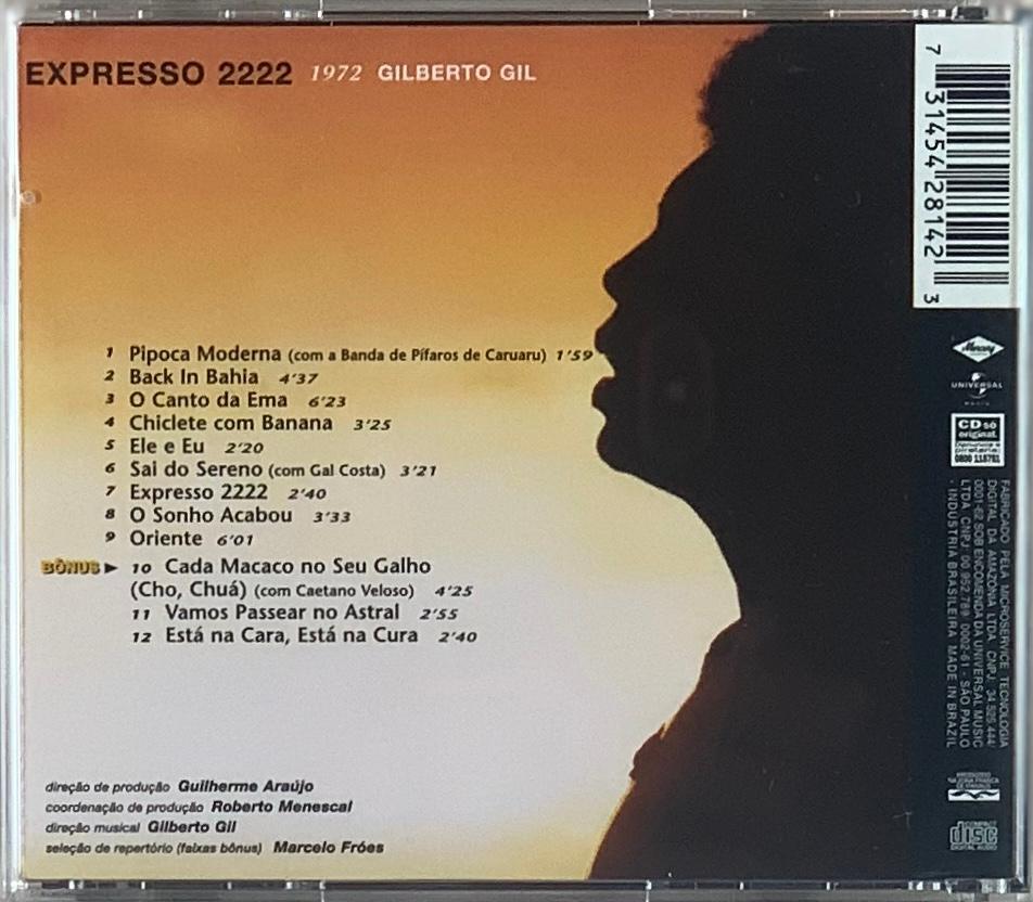 Gilberto Gil – Expresso 2222 (CD usado)