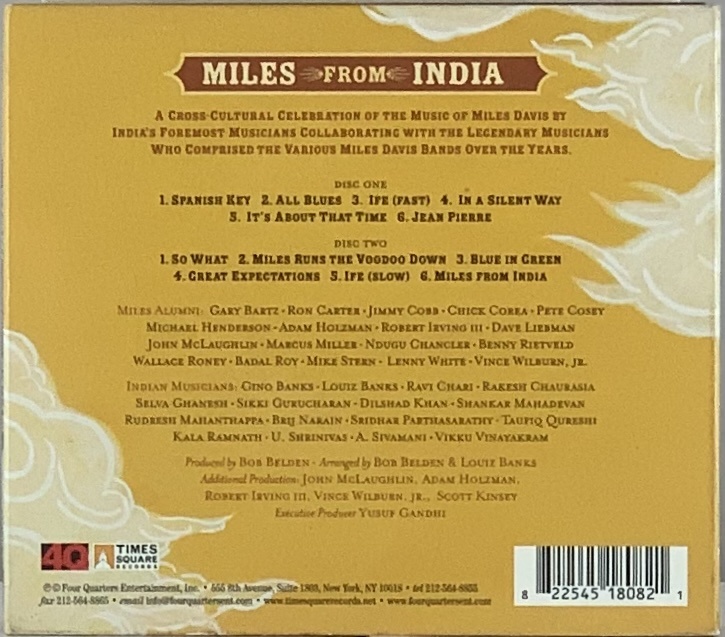 Miles Davis (V/A) - Miles From India (2CDs usado)