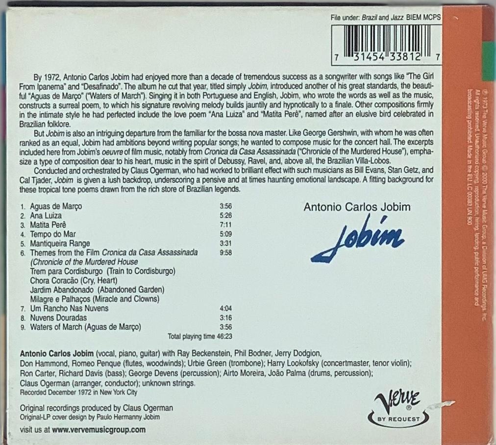 Antonio Carlos Jobim – Jobim (CD usado)