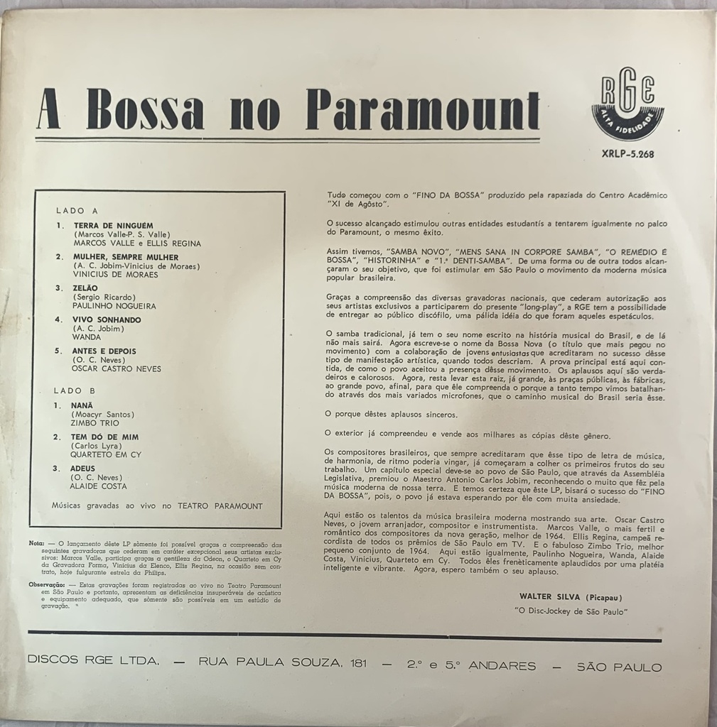 Bossa No Paramount - V/A