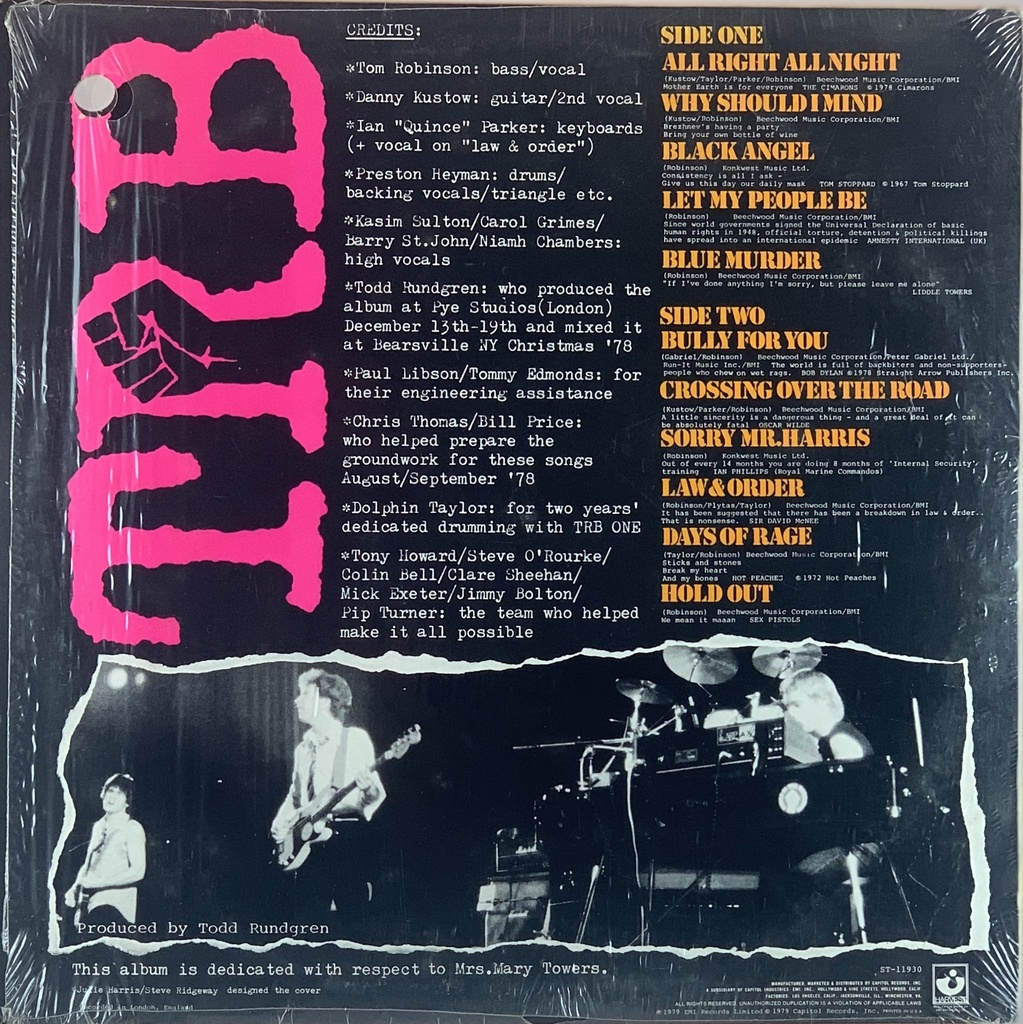 Tom Robinson Band – TRB Two (LP usado)