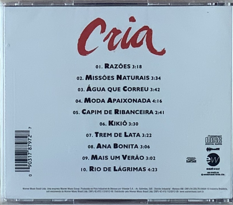 Almir Sater – Cria (CD novo)