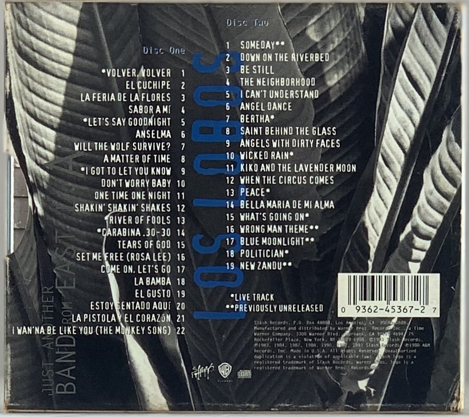 Los Lobos – Just Another Band From East L.A.: A Collection (2CD usado ...
