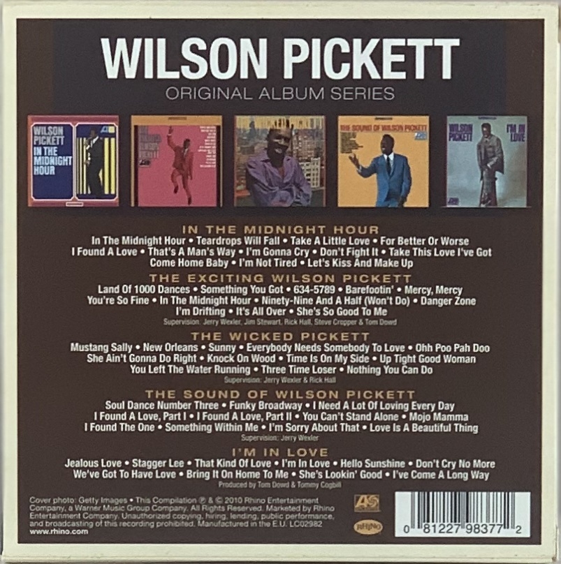 Wilson Pickett – Original Album Series (5CDs usado)