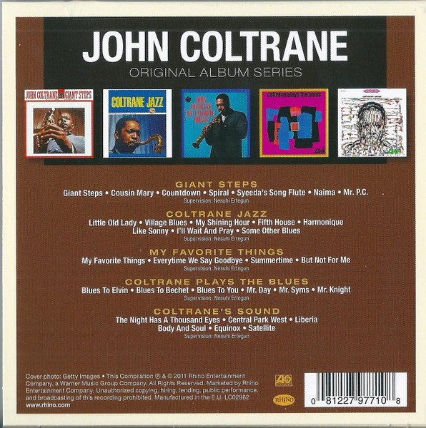 John Coltrane - Original Album Series (5CDs usado) (cópia)