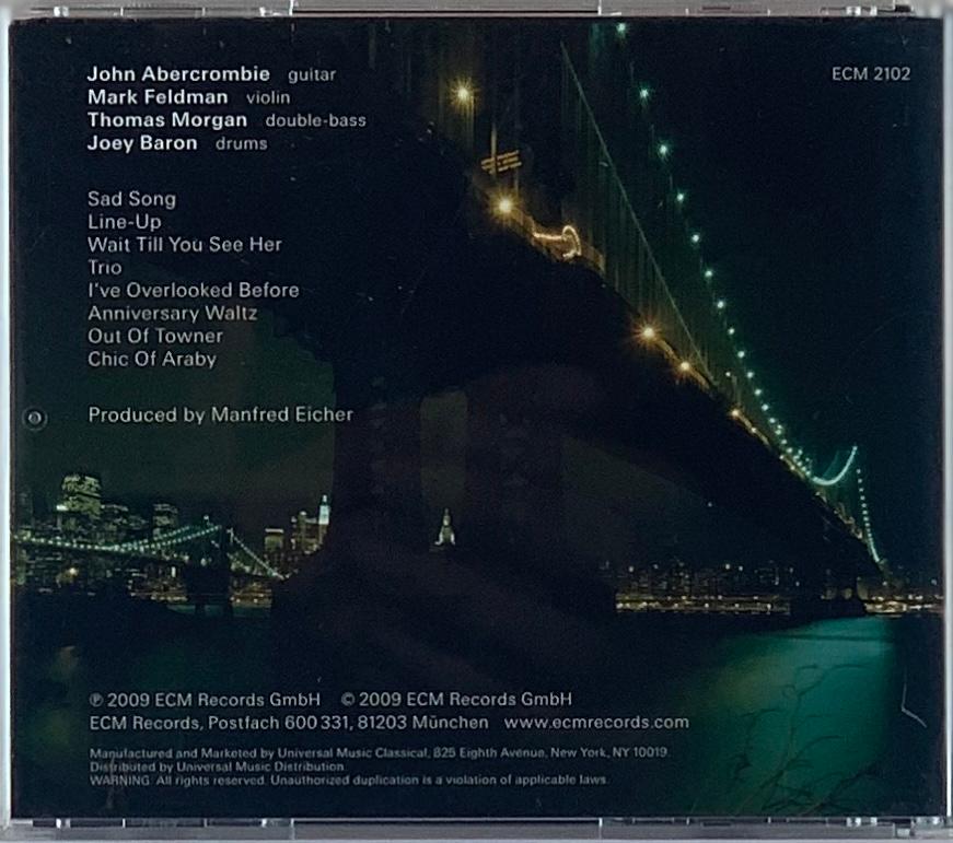 John Abercrombie Quartet – Wait Till You See Her (CD usado)