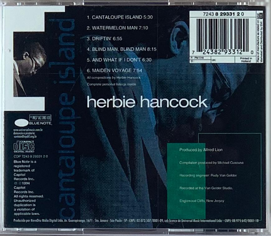 Herbie Hancock – Cantaloupe Island (CD usado)