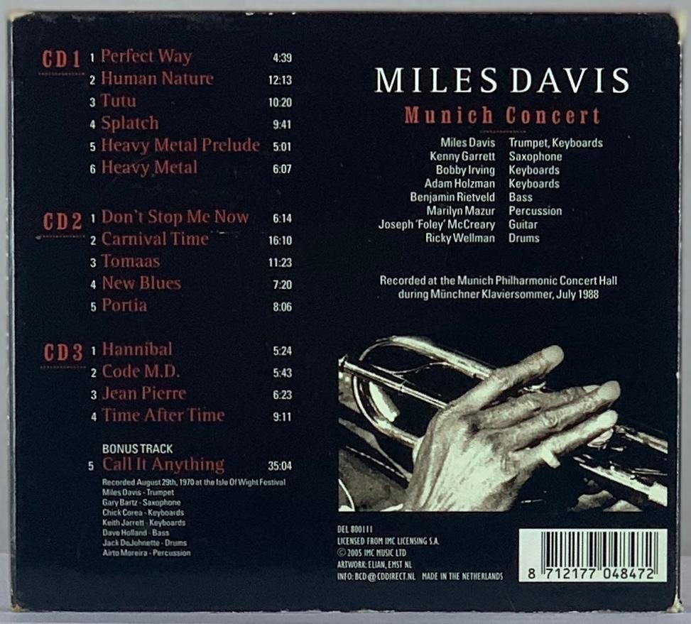 Miles Davis – Munich Concert (3CDs usados)