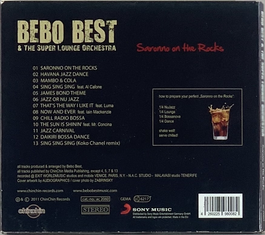 Bebo Best The Super Lounge Orchestra – Saronno on the Rocks