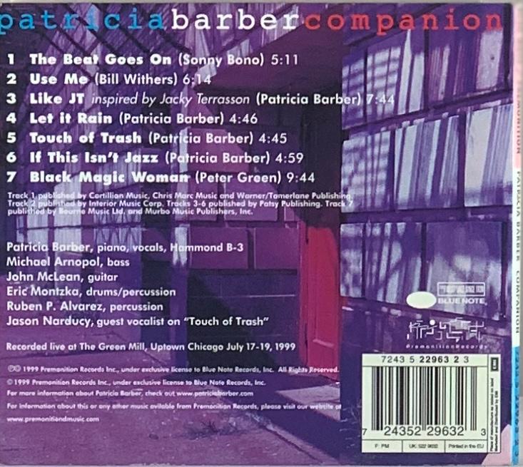 Patricia Barber – Companion (CD usado)