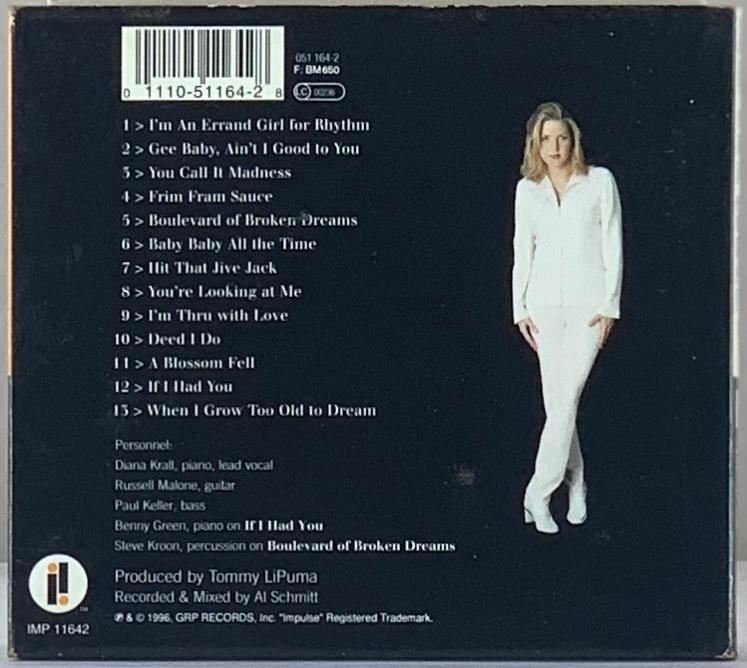 Diana Krall – All For You (A Dedication To The Nat King Cole Trio) (CD usado)