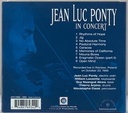 Jean-Luc Ponty – In Concert (CD usado)