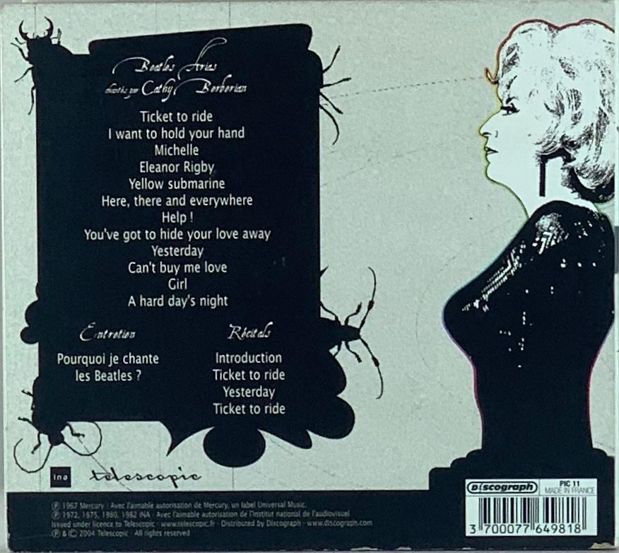 Cathy Berberian – Beatles Arias (CD usado)