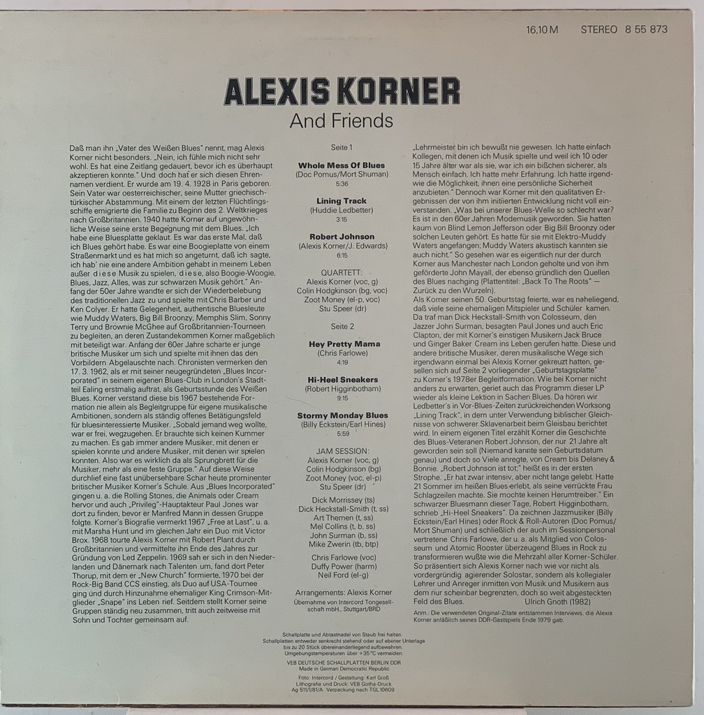 Alexis Korner - And Friends (usado)