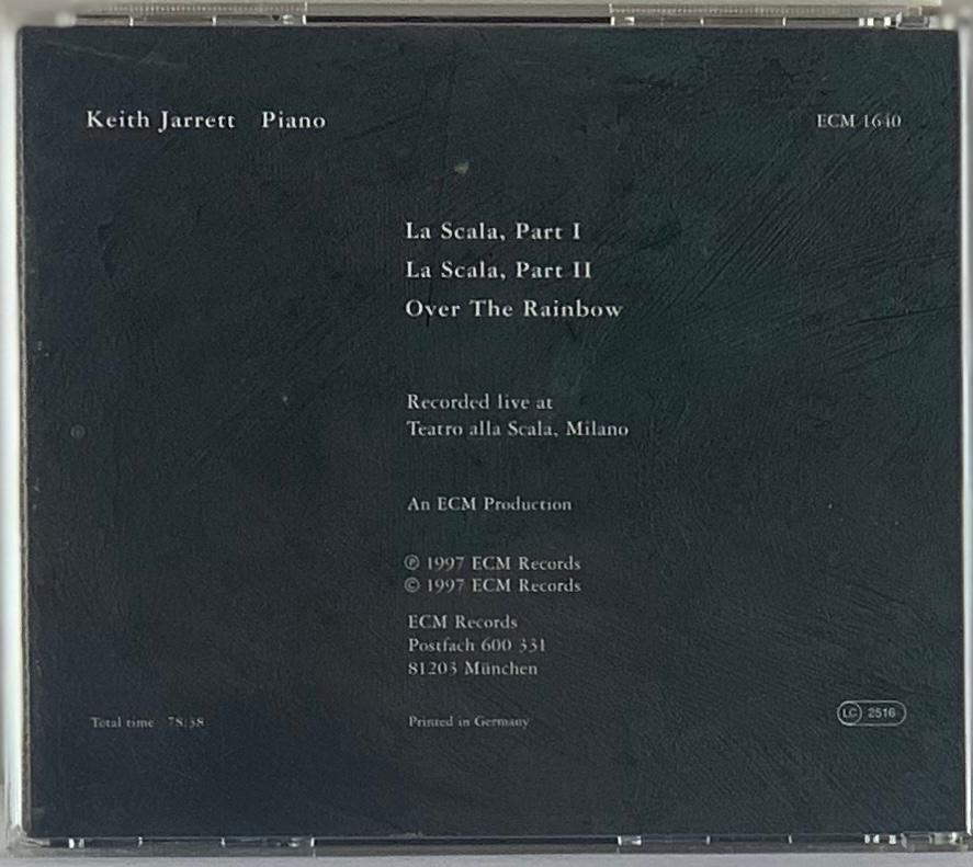 Keith Jarrett – La Scala (CD usado)