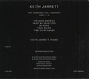 Keith Jarrett – The Carnegie Hall Concert (CD usado)