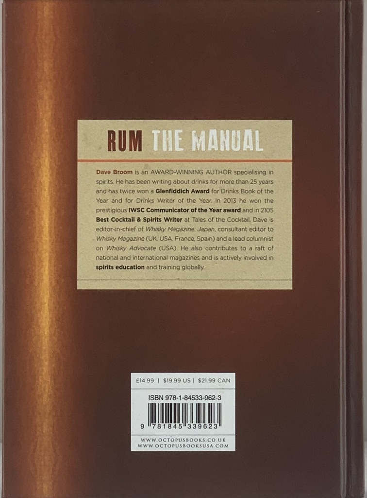 Rum The Manual - Dave Broom (Livro usado)