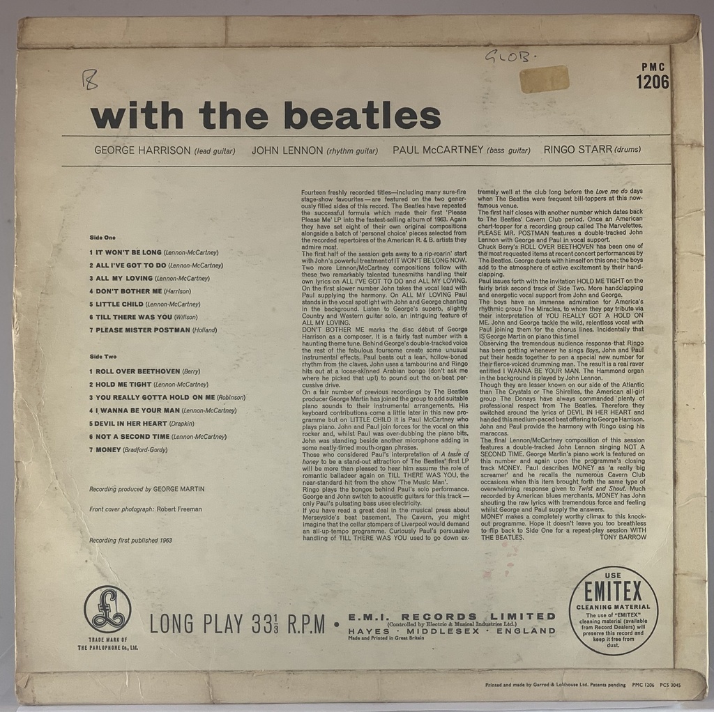 Beatles,The – With The Beatles [1ª edição UK] (LP usado)