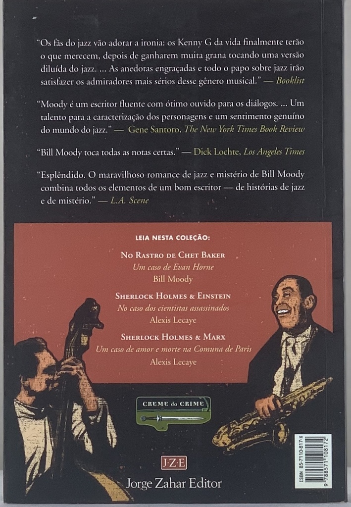 Viva Bird! Assassinato em Tempo de Jazz - Bill Moody (Livro usado)