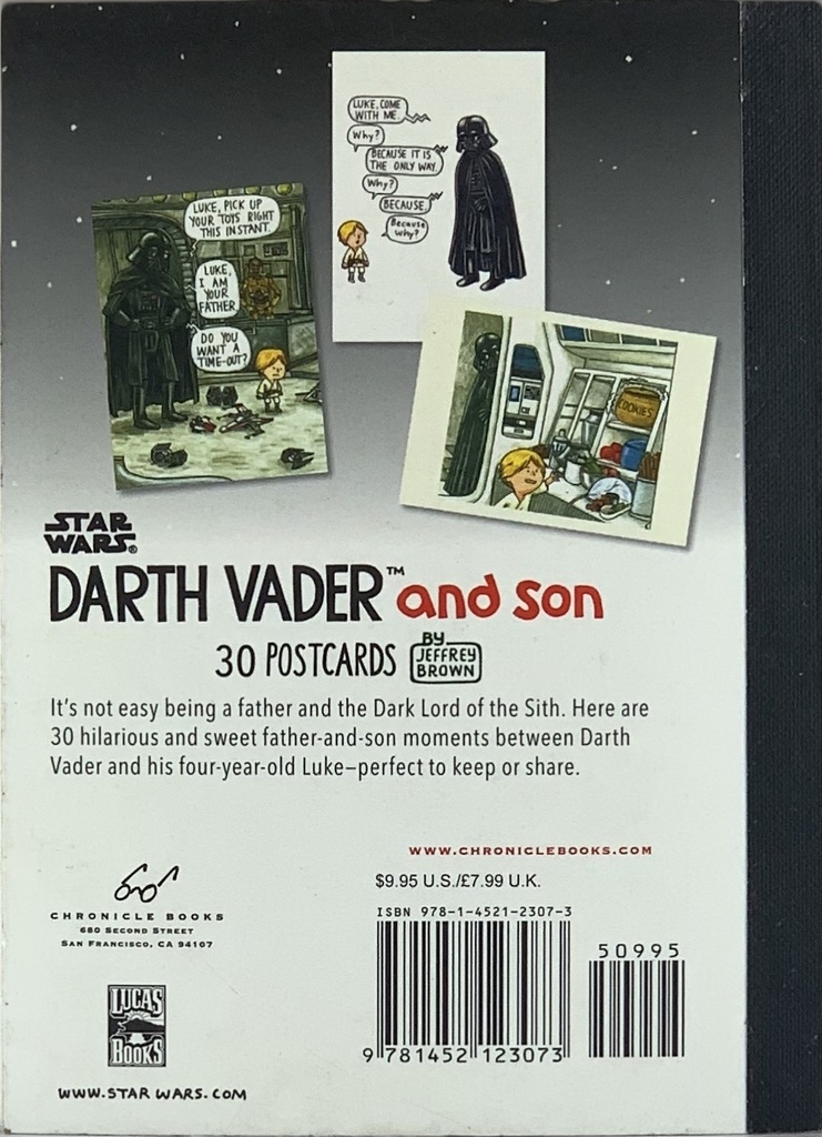 Darth Vader and Son [30 postcards] (livro usado)