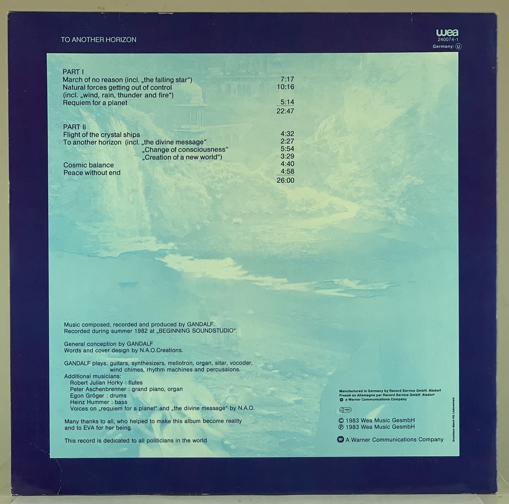 Gandalf – To Another Horizon (LP semi-novo)