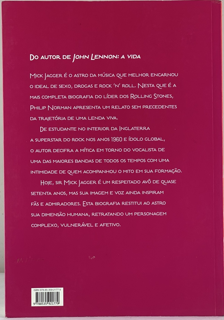 Mick Jagger - Philip Moran (Livro usado)