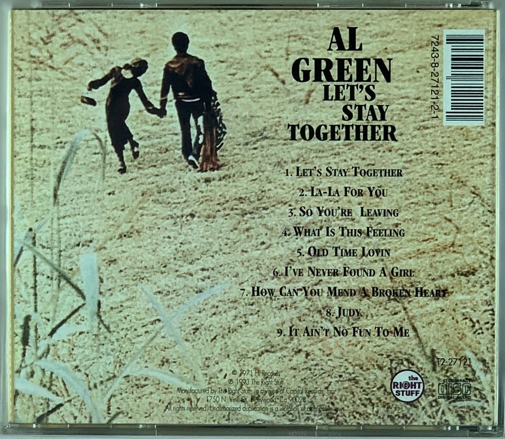 All Green - Let's Stay Together (CD usado)