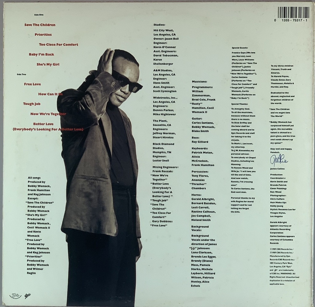 Bobby Womack - Save the Children (LP usado)