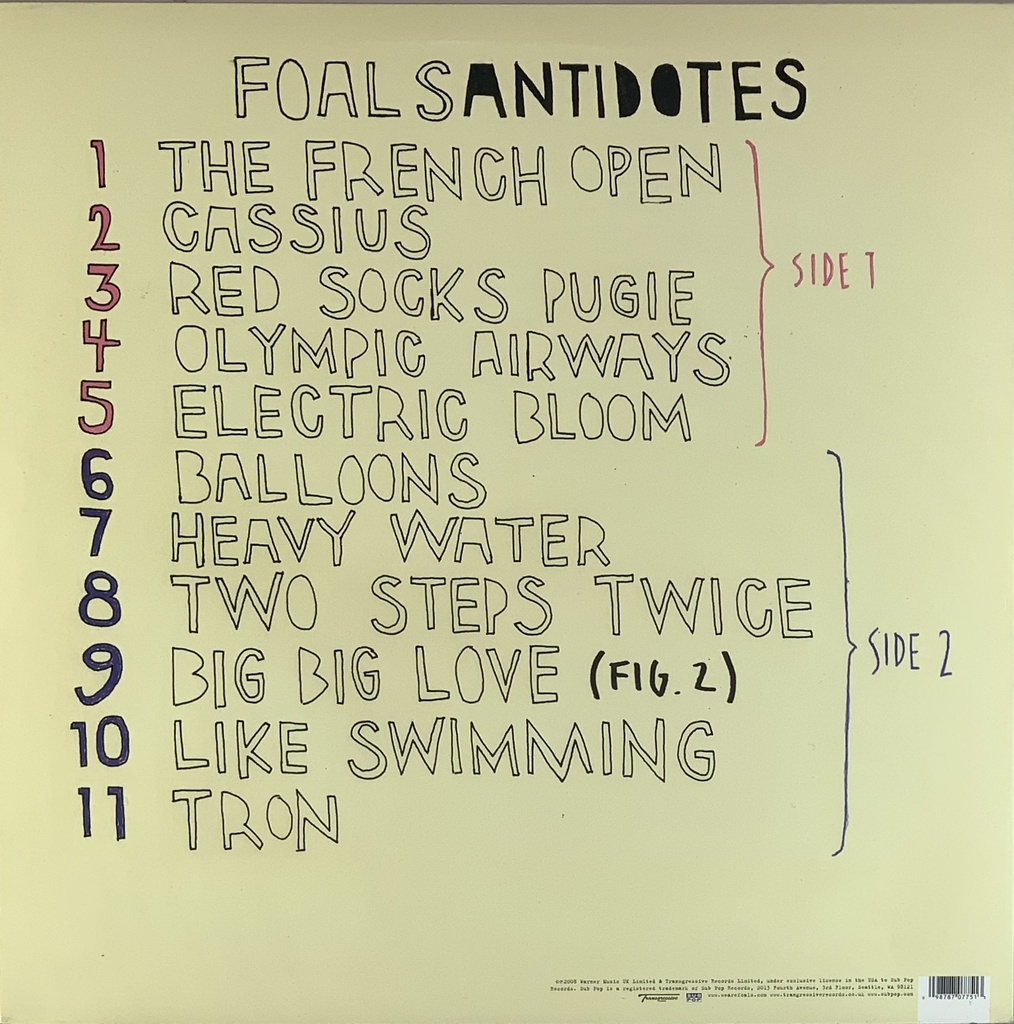 Foals - Antidotes (LP usado)