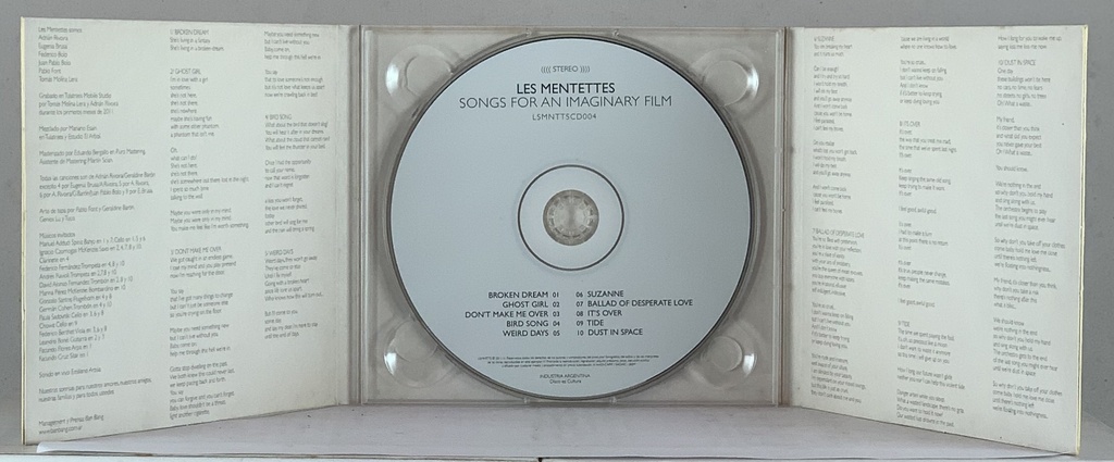 Les Mentettes – Songs for an Imaginary Film (CD usado)