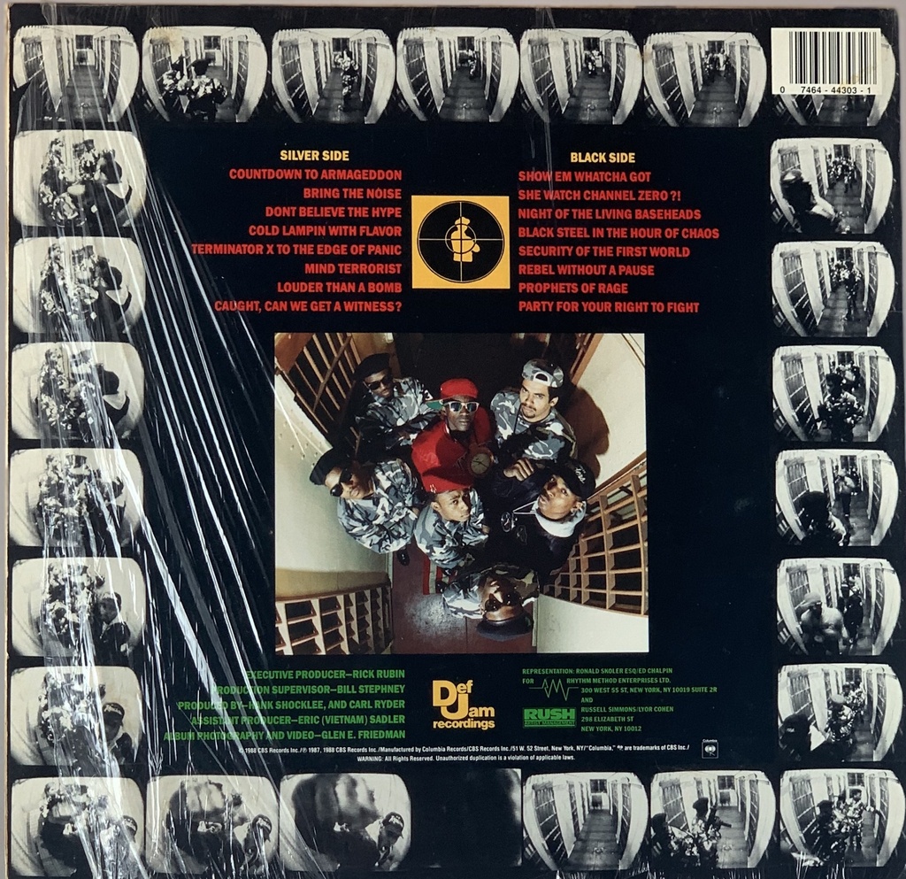 Public Enemy – It Takes a Nation of Millions to Hold Us Back (LP usado)