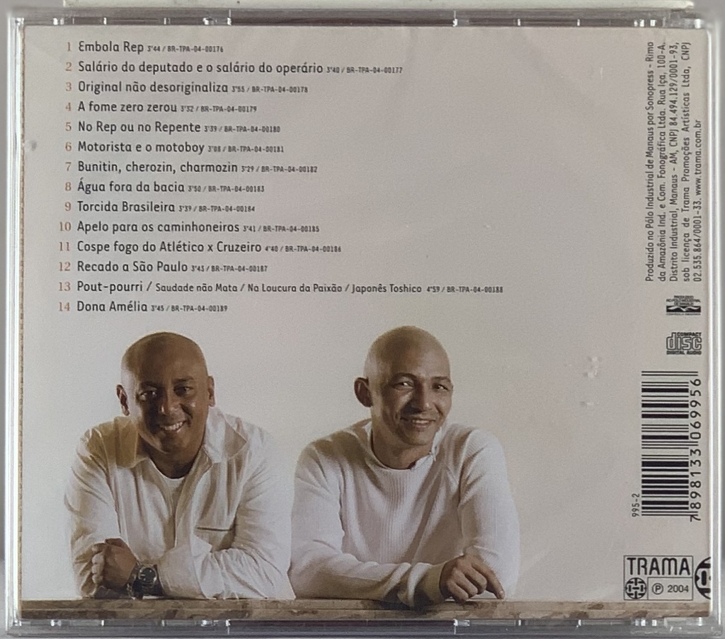 Cajú & Castanha - Recado a São Paulo (CD novo)