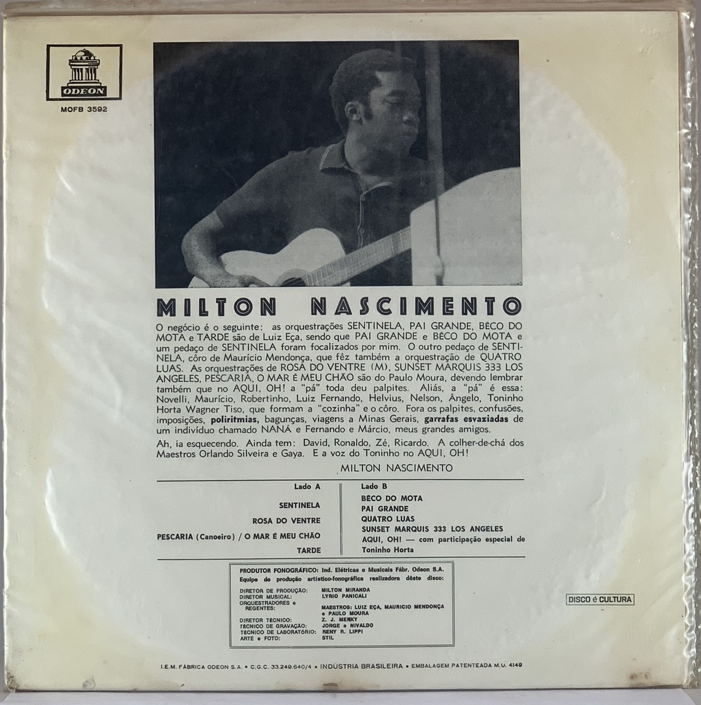 Milton Nascimento - [1969] (LP usado)