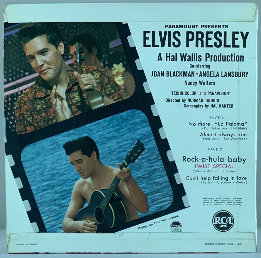 Elvis Presley - Blue Hawaii (Vinil 7" EP usado)