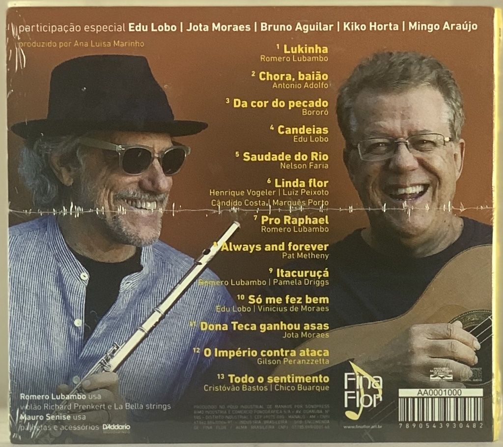 Mauro Senise, Romero Lubambo - Todo Sentimento (CD novo)