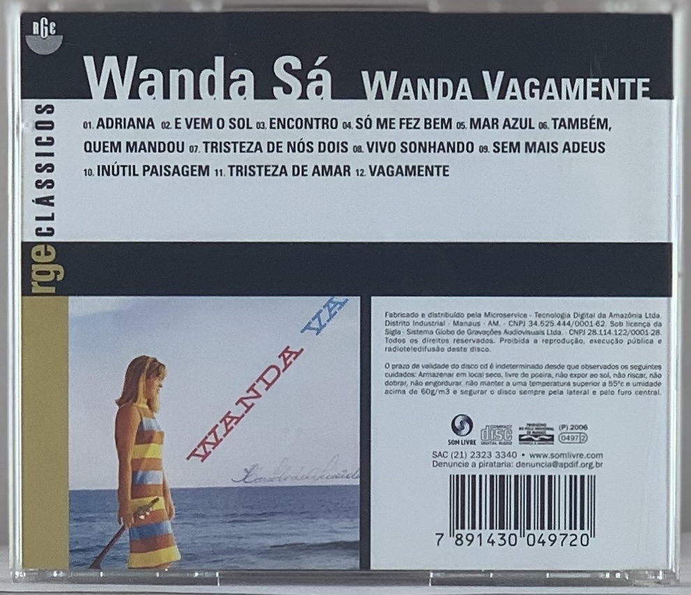 Wanda Sá - Wanda Vagamente (CD usado)