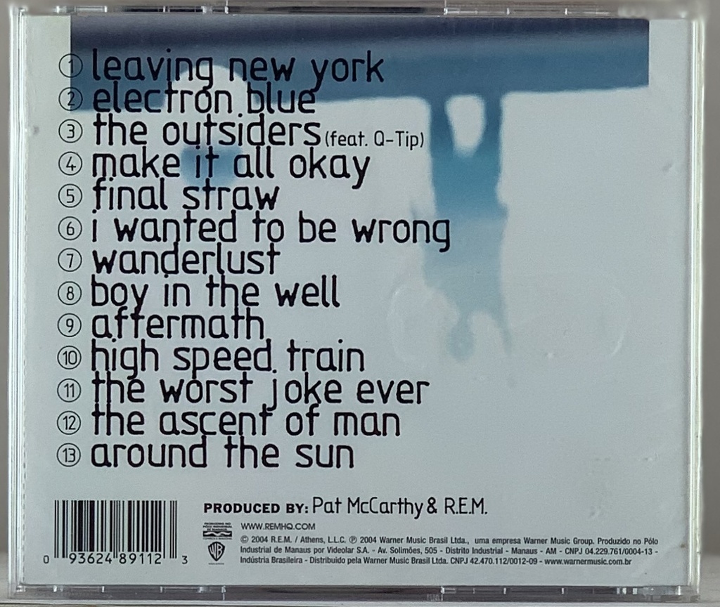 R.E.M. – Around The Sun (CD novo)