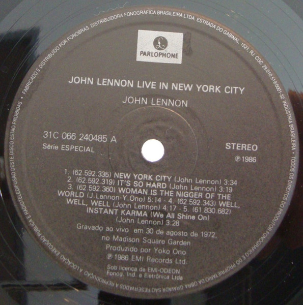 John Lennon - Live In New York City (LP usado)