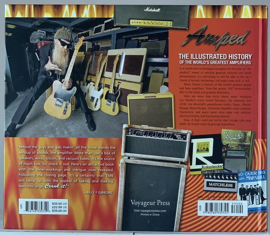 Amped: The Illustrated History of the World's Greatest Amplifiers - Dave Hunter (Livro usado)