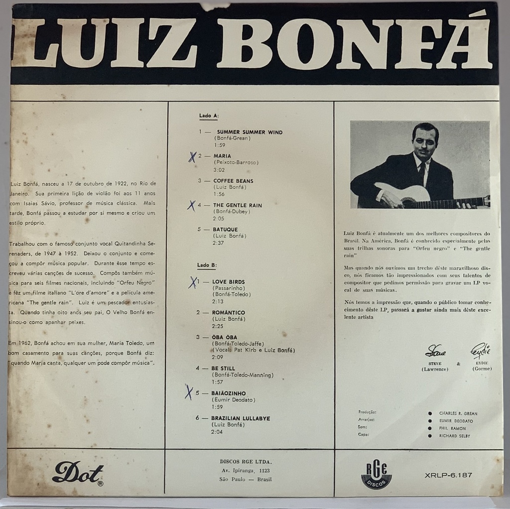 Luiz Bonfá – Luiz Bonfá (LP usado)