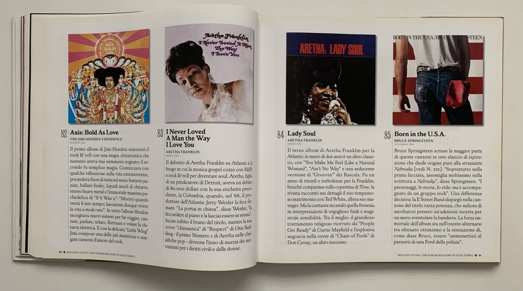 500 Migliori Album Secondo Rolling Stone (Livro usado)