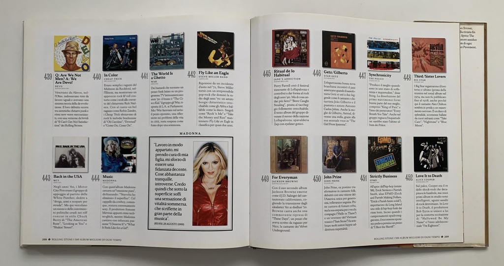 500 Migliori Album Secondo Rolling Stone (Livro usado)