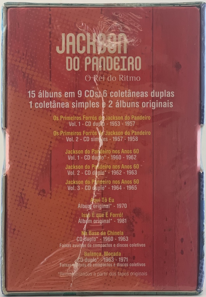 Jackson Do Pandeiro - O Rei Do Ritmo (6CDs duplos + 3 simples) (novo /lacrado)