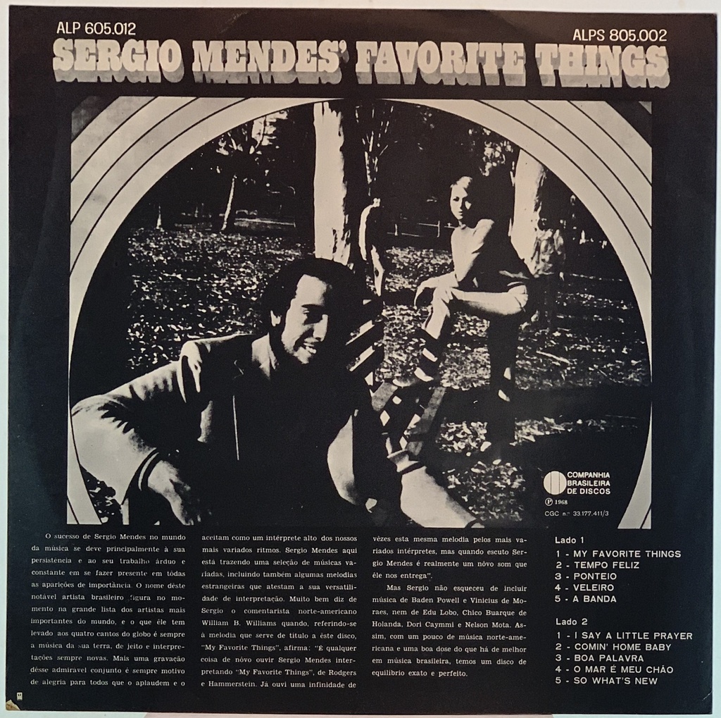 Sergio Mendes - Favorite Things (usado)