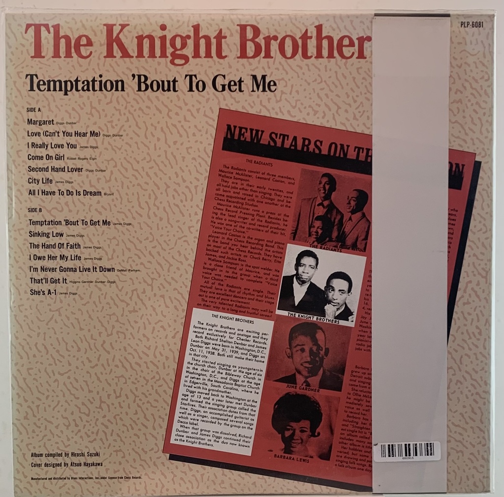 Knigth Brothers - Temptation Bout To Get Me (usado)