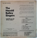 Harold Bailey Singers - Adopted In The Royal Family (usado)